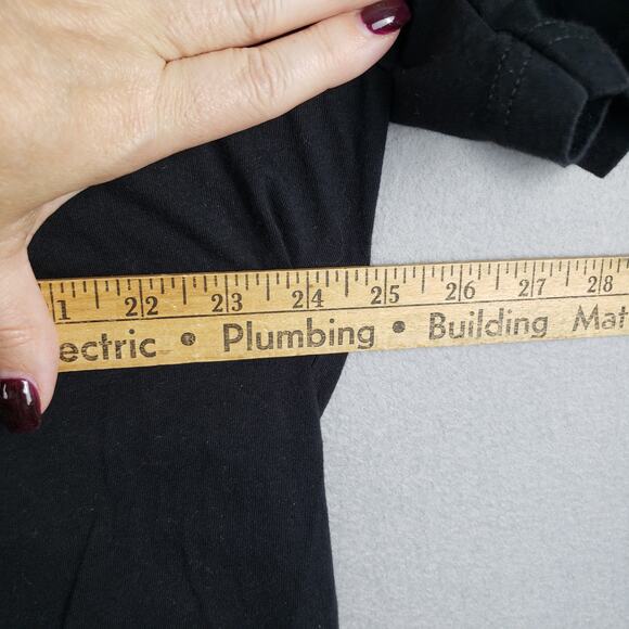 Away In A Hammock Size 2XL Beach Santa Graphic Tee Shirt Black Christmas Funny - Picture 2 of 6